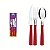 FAQUEIRO INOX 3PC NEW KOLOR VER - Imagem 1