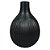 VASO DE CERAMICA PRETO 17CM X 17CM X 24CM - Imagem 1