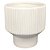 VASO DE CERAMICA BRANCO 15CM X 15CM X 14CM - Imagem 1