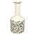 VASO DE CERAMICA BRANCO COM DESENHO ESTILO QUARTZO 10,7CM X - Imagem 1