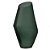 VASO DE VIDRO VERDE 18,5CM X 18,5CM X 34,5CM - Imagem 1