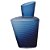 VASO DE VIDRO AZUL 20CM X 15CM X 30CM - Imagem 1
