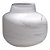VASO DE VIDRO BRANCO - Imagem 1