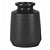 VASO DE CERAMICA PRETO - Imagem 1