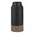 VASO DE CERAMICA PRETO E MARROM - Imagem 1