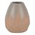 VASO DE CERAMICA TERRACOTA E PRATA - Imagem 1