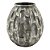 VASO DE METAL PRATA 18CM X 18CM X 30CM - Imagem 1