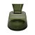VASO DE VIDRO TRANSPARENTE VERDE - Imagem 1