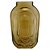 VASO DE VIDRO TRANSPARENTE AMBAR 16CM X 7.5CM X 30CM - Imagem 1