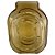 VASO DE VIDRO TRANSPARENTE AMBAR 18CM X 7.5CM X 25CM - Imagem 1