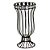 VASO DECORATIVO DE FERRO COM VIDRO - Imagem 1