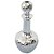 VASO CERAMICA PRETEND TO BE BOTTLE LIQUER PRATEADO - Imagem 1