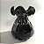 VASO DE VIDRO SODO-CÁLCICO ITALY PRETO 13x17cm - Imagem 1