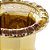 VASO CRISTAL C/PÉ SUSSEX DOURADO METALIZADO 12x16cm - Imagem 3