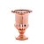 VASO CRISTAL C/PÉ SUSSEX ROSE METALIZADO 12x16cm - Imagem 2