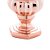 VASO CRISTAL C/PÉ SUSSEX ROSE METALIZADO 12x16cm - Imagem 7