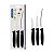 JOGO FACAS INOX 3PC PLENUS PRE - Imagem 1