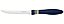 CONJ FACA CHUR INOX 2PC COR&COR AZU - Imagem 1