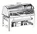 RECHAUD ACO INOX 2 CUBAS 1/2 - Imagem 1