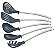 JOGO UTENSILIOS NYLON 5PC MOVIN GRA - Imagem 1