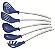 JOGO UTENSILIOS NYLON 5PC MOVIN AZU - Imagem 1