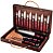 KIT CHURRASCO INOX 17PC POLYWO VER - Imagem 1