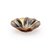 BOWL FLOR VIDRO ONDULADO GRANDE DOURADO/PRETO - Imagem 1