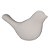 PASSARO DE CERAMICA BRANCO  12CM X 5CM X 7,5CM - Imagem 1