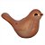 PASSARO DE CERAMICA BRONZE 12CM X 5CM X 7,5CM - Imagem 1