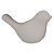 PASSARO DE CERAMICA BRANCO  19CM X 7,5CM X 11CM - Imagem 1