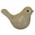 PASSARO DE CERAMICA DOURADO 19CM X 7,5CM X 11CM - Imagem 1