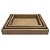 CONJ. DE BANDEJAS DE MADEIRA E CORTICA - 3PCS G:46,2CM X 34, - Imagem 1