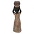AFRICANA DECORATIVA DE RESINA  8CM X 7CM X 25,5CM - Imagem 1