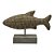 PEIXE DECORATIVO DE RESINA COM BASE 27CM X 7,5CM X 18,5CM - Imagem 1