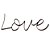 PECA DECORATIVA DE METAL - LOVE 23CM X 1,5CM X 8,5CM - Imagem 1