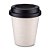 COPO FIBRA DE ARROZ TAMPA PRETA 350ML CO8950 - Imagem 1