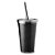 COPO PLASTICO 550ML C/ CANUDO PRETO CO8700 - Imagem 1