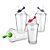 COPO PLASTICO 600ML C/ CANUDO CINZA CO8600 - Imagem 3