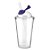 COPO PLASTICO 600ML C/ CANUDO AZUL CO8600 - Imagem 1