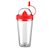 COPO PLASTICO COM ESPREMEDOR 500ML VERMELHO CO8100 - Imagem 1