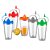 COPO PLASTICO COM ESPREMEDOR 500ML CINZA CO8100 - Imagem 2