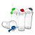 COPO PLASTICO 480 ML C/ TAMPA E CANUDO AZUL CO8000 - Imagem 2