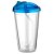 COPO PLASTICO 500ML C/ TAMPA E CANUDO AZUL CO6021 - Imagem 1
