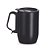 CANECA AÇO INOX PAREDE DUPLA 350ML PRETO CA8200 - Imagem 1