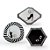 CONJ. 03 PECAS PARA ORNAMENTACAO GATO PRETO - Imagem 1