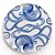 PRATO DE PORCELANA 23 CM - POLVOS - Imagem 1