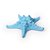 ORNAMENTO DE RESINA MODELO - ESTRELA DO MAR MEDIA AZUL CLARO - Imagem 1