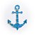 ORNAMENTO DE MADEIRA COM 03 GANCHOS - ANCORA G - Imagem 1