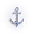 ORNAMENTO DE MADEIRA COM 03 GANCHOS - ANCORA M - Imagem 1