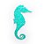 ORNAMENTO DE MADEIRA - CAVALO MARINHO - Imagem 1